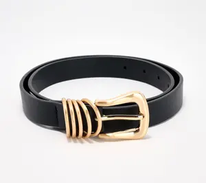 Susan Graver Faux Leather Multi Keeper Belt