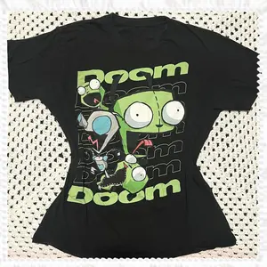 Baby Tees Y2k Clothes Goth Streetwear Aesthetic Grunge Baby Tee Vintage Women Letter Print Casual Short Sleeve T-Shirt Emo Girl 2000s Tops, Anime Slimfit tees E-girl EMO Crop Top Y2K clothes 2000s aesthetic Harajuku Fairy grunge Short Top