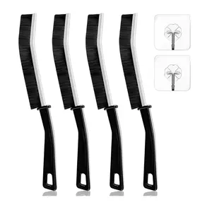 Crevice Cleaning Brush Set – Hard Bristle Scrub Brushes for Grout, Toilets, Showers, Tiles & Narrow Gaps – Household Bathroom & Kitchen Cleaning Tools