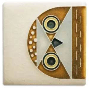 3x3 Charley Harper Mini Owlet Tile