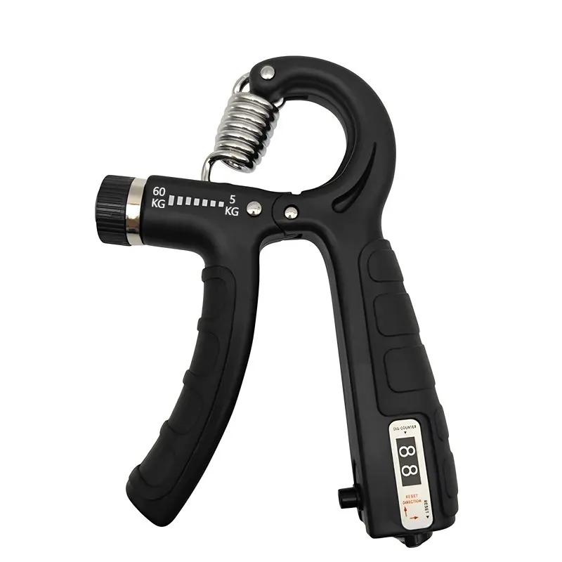 Men's counting hand gripper professional adjustable rubber coating hand gripper hand strength arm muscle hand strength exerciser boyfriend gift