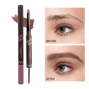 Gege Bear Multi-Use Eyebrow Pencil & Dye Stick, Dual-Ended Brow Pen, Suitable for Girls, Daily Use, Versatile Makeup Tool, Cosmetic Product