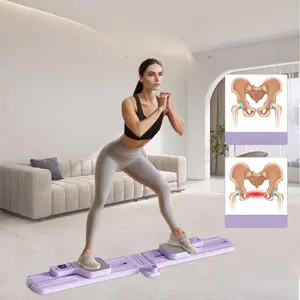 Detachable Pilates Board, Multifunctional Abdominal Training Set, Foldable Pilates Slide Board, Abdominal Fitness Equipment