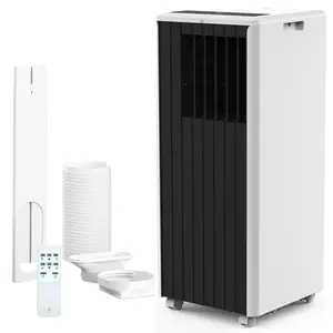 Garvee 8,000 BTU Portable Air Conditioner - 3-In-1 Cooling, Dehumidifier & Fan for Rooms Up to 350 Sq.Ft. - Quiet AC Unit With Remote, 24H Timer & Window Kit