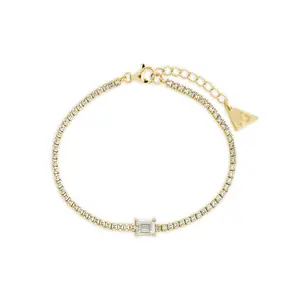 Sterling Silver Kora Solitare Tennis Bracelet