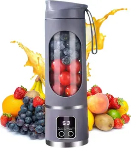 Ultimate Portable Blender! USB Rechargeable & Compact for Smoothies On-The-Go - Perfect Travel, Back To School & Gym! Leak Proof Design, Makes Shakes & Baby Food in Seconds cup juicer rechargeable mini blender vegetable.Thanksgiving Day,Christmas Day