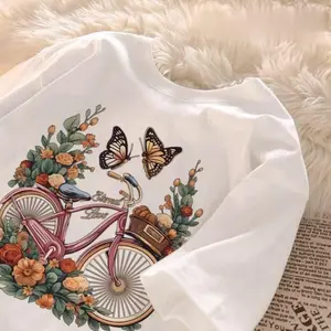 Korean Style Oversized Graphic T-Shirt for Men and Women Breathable Cotton Summer Streetwear Round Neck Casual Top