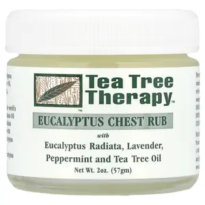 Tea Tree Therapy Eucalyptus Chest Rub, 2 oz (57 g)