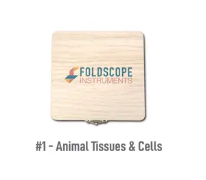 Foldscope Prepared Slide Box Set #1 - Animal Tissues & Cells