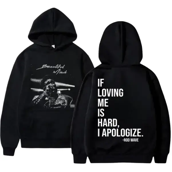 Rod Wave Hoodie, Rod Wave Last Lap Tour Music, Vintage Construction Style Sweatshirt 2 Sided Hoodie, Trending Graphic T-Shirt, Graphic Hoodie, Unisex Pullover Hoodie