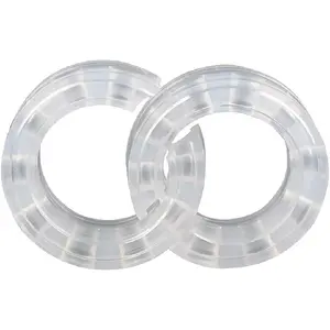 Car Shock Absorber, Auto Spring Bumper Cushion, Automotive Suspension Shock Absorber Performance Booster Kit Universal Vehicle, Coil Spring Spacer 2 Pcs (Type C)