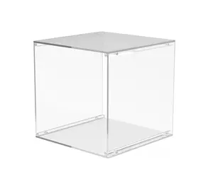 FixtureDisplays® 4-sided Separable Clear Plexiglass Acrylic Transparent 12" Cube Display 4 T-Shirts, Clothing 13809NEW-NF