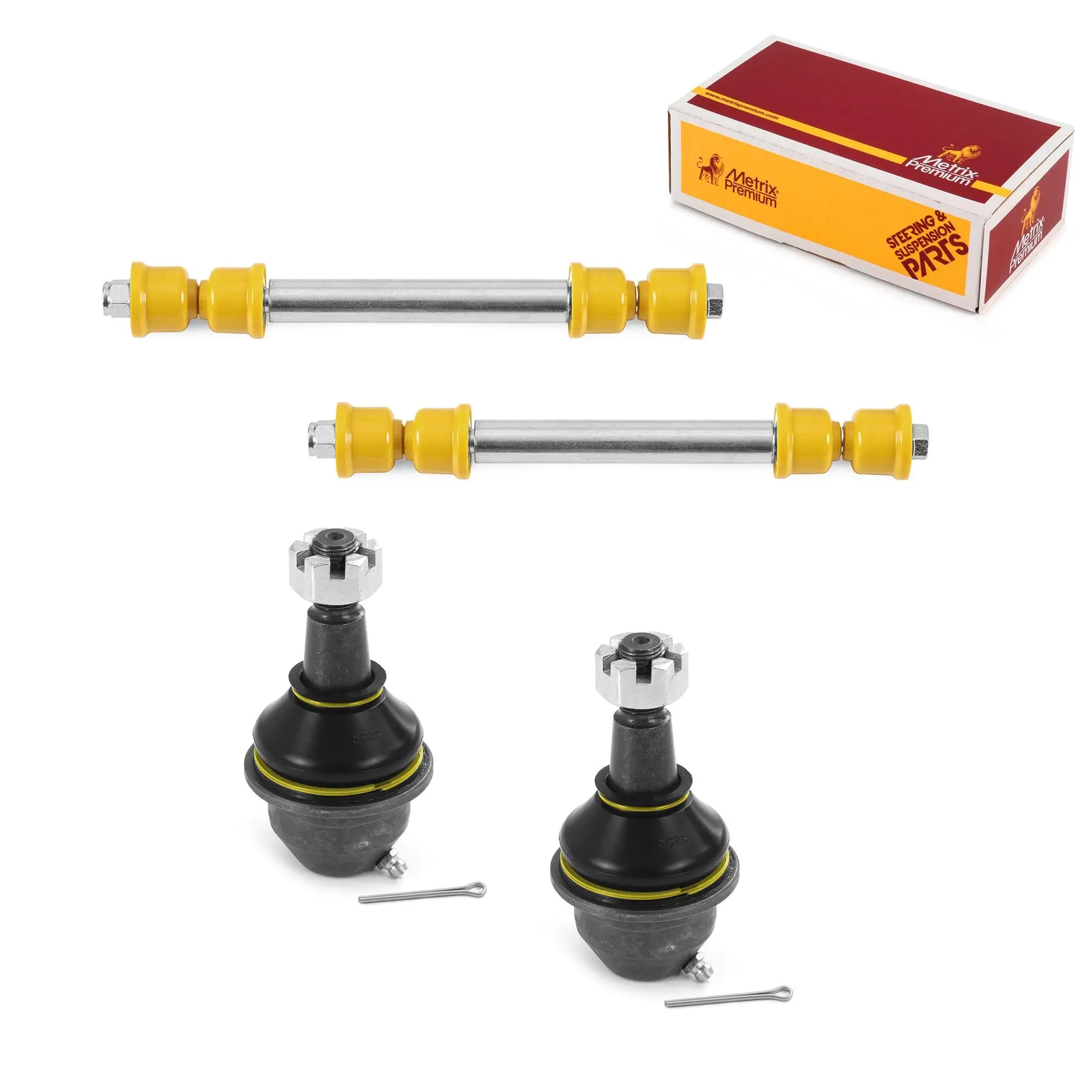4 PC Front Stabilizer Bar Link and Front Lower Ball Joint Kit  96869MT
