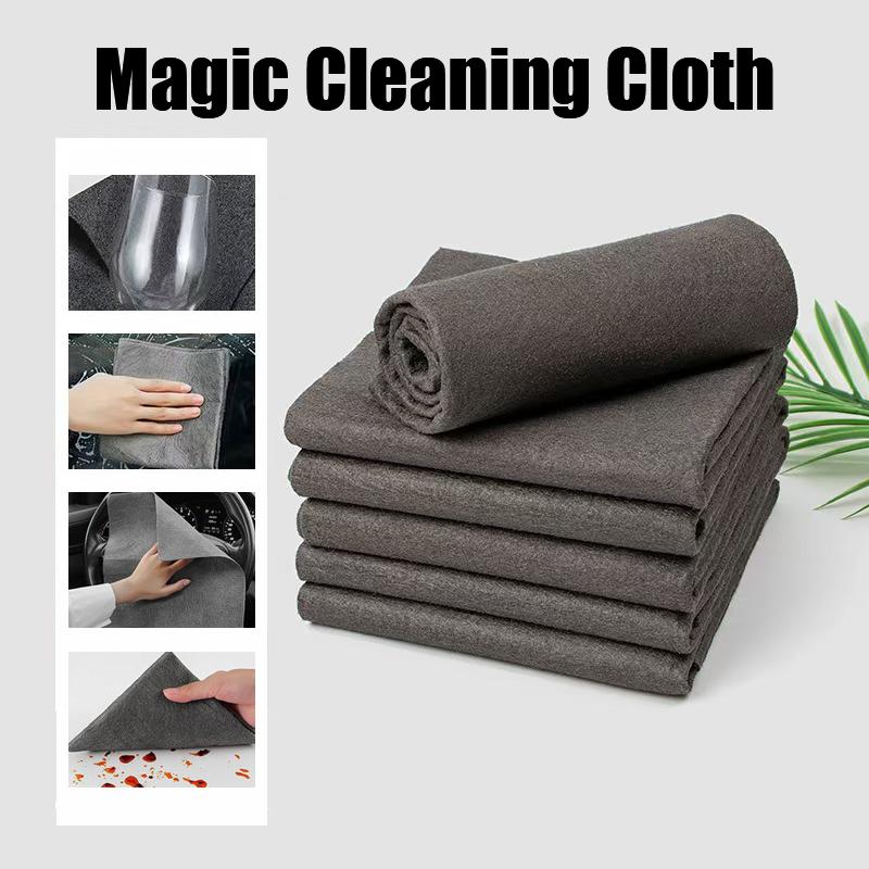 Magic Cleaning Cloth 10 Counts Thickened Microfiber Streak Free ...