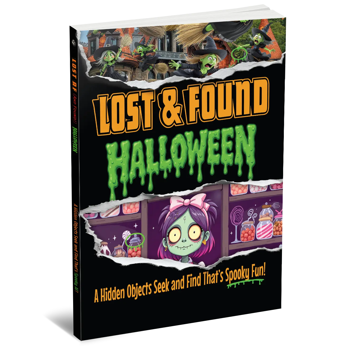 Lost And Found - Halloween Edition: Hidden Picture Seek & Find Puzzles for Adults and Teens