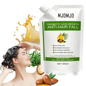 MJDMJD Anti-Hair Loss Hair Treatment Shampoo,Promote Hair Growth Anti-Hair Fall, Nourishes The Scalp Oil Control Dandruff,Deep Cleansing & Moisturizing with Plant Essen Extraction Extract To Reduce Hair Loss