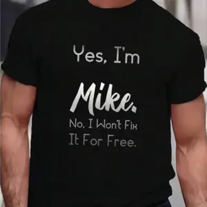 Men's Sarcastic Cotton T-Shirt with Humorous Quote Casual Crew Neck Tee for Men Gift