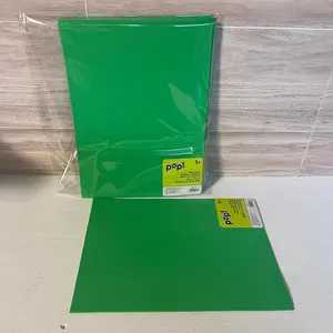 8X12 Matte Green Non-Adhesive Foam Sheets (10)