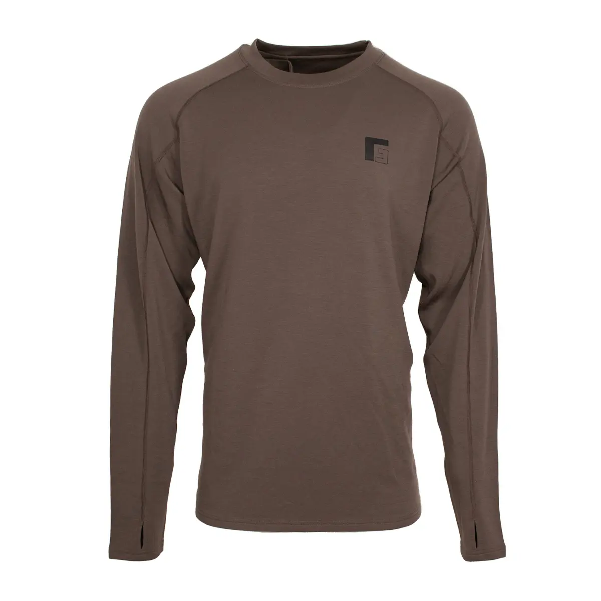 Rogers Sporting Goods Men's Biome 250 Merino Mock Neck Long-Sleeve Baselayer Shirt