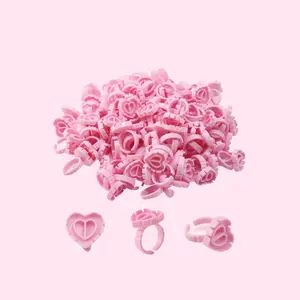 Heart glue rings-100 pcs