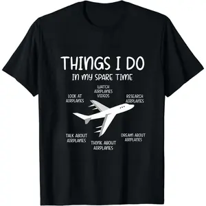 Funny Aviation T-shirt, Airplane Lover, Airplane Gift,Funny Pilot Shirt,Pilot Gift,Aviation Gift,Airplane Shirt,Things I Do In My Spare Time