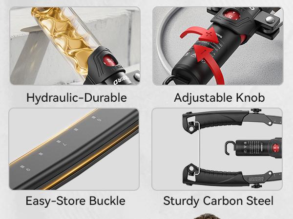 FLYBIRD Chest & Arm & Core Flex Twister - Hydraulic Power Chest Press Machine for Upper Body Strength Training, 2-in-1 Twister arm Trainer with ab Roller Wheel(Backpack& Pad Included)