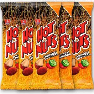 Barcel Hot Nuts Original 5 Pack - Peanuts - Original Flavor - Snack - Protein