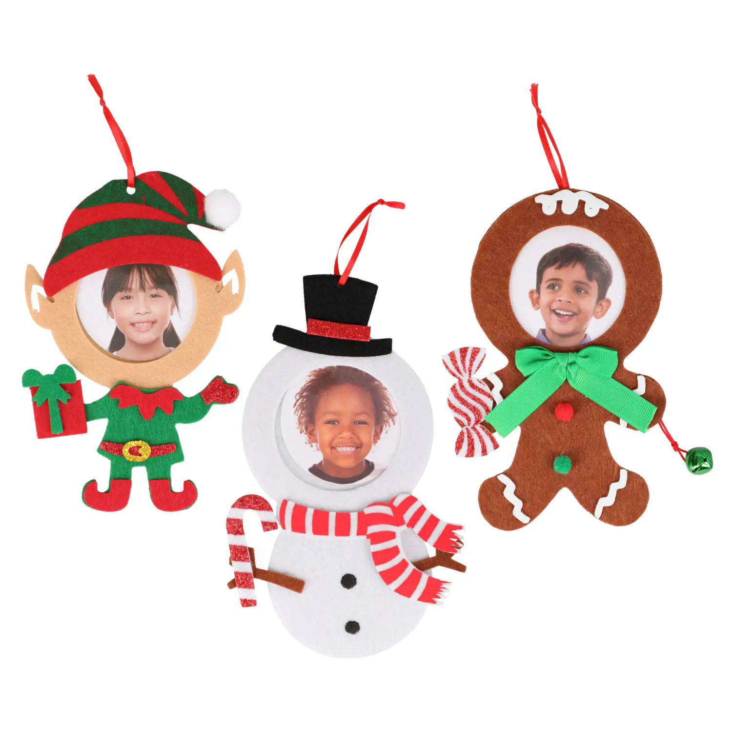 Christmas House Character Photo Frame Ornament, 1-ct