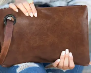 Oversized Clutch PU Leather