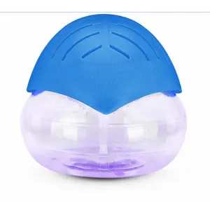 Air Purifier 7 Color LED Light Blue Color Portable Compact Air Cleaner  for Bedroom Living Room