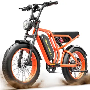 All-Terrain 1500W Peak Motor Electric Bike – 35 MPH Range 40-60 Miles, 52V Removable Battery, Dual Suspension & Fat Tires for Off-Road & City Adventures, Turn Signals & Brake Light for Safety, Perfect for Mountain Trails and All-Terrain Use