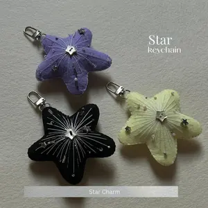 Soft Star Keychain Handmade – Cute Bag & Backpack Accessory