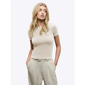 Tomboy Tee | Clay Slim-fit Tomboy-Cotton™