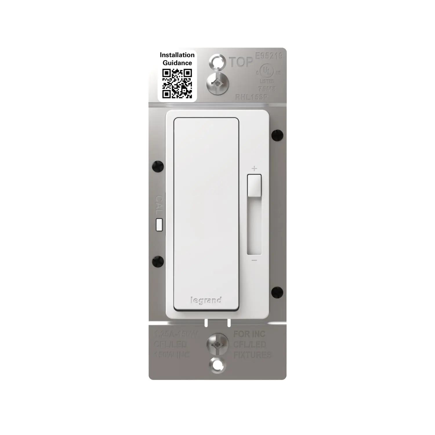 Legrand Radiant 150-Watt Single-Pole/3-Way LED Advanced Dimmer, White