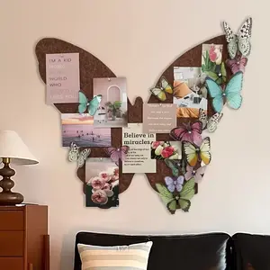 Butterfly Felt Photo Wall Art Set, Includes 30 Butterflies and 10 Round Pins, Perfect for Room Wall Decor, Easy to Hang and Display