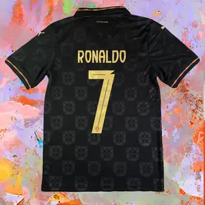 2026 No. 7 Ronaldo Black Special Edition Short-Sleeve Soccer Jersey