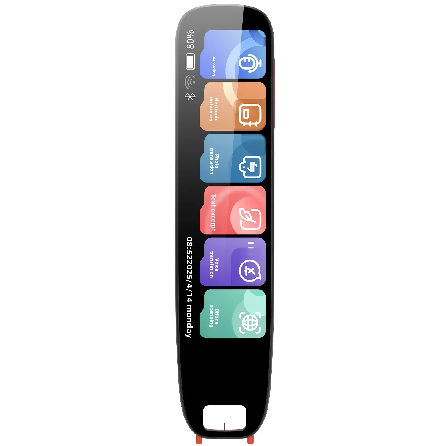 AI Multi-Language Word Scanning Translation Smart Reading Pen Supports 17 Languages Offline & Online Text & Photo Translations