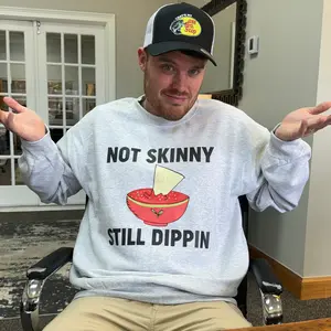 Not Skinny Still Dippin' Apparel, Proudly Printed In The USA, t-shirt / crewneck #funny #josh&jase #britishhumor
