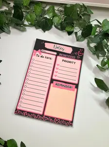 Black To Do List Notepad