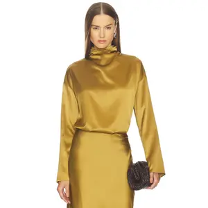 SRG Atlas Silk Top in Chartreuse