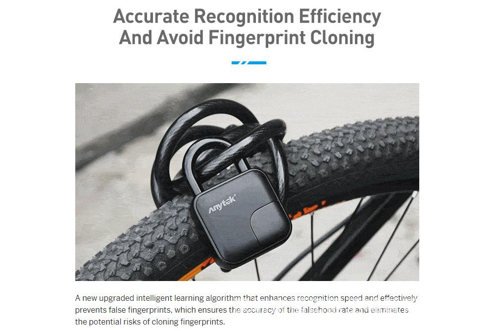 Smart Lock Waterproof L3 Fingerprint Padlock