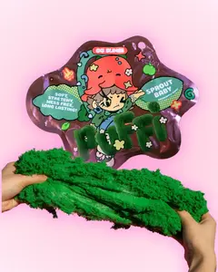 Puffi OG Slimes Exclusive Cotton-Like Non-Toxic Soft Fluffy Stretchy Cloud Slime Green Apple Candy Scent 7 oz
