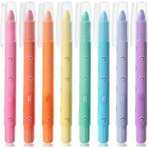 - No Bleed Gel Highlighters, Assorted Colors, 8 Pack,  Highlighters and s No Bleed,  Markers for Study, Journaling, School Supplies and Accessories