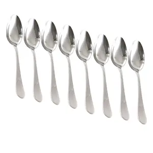 Martha Stewart Everyday 8 Piece Stainless SteelTeaspoon Set