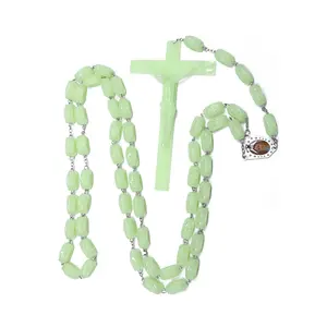 Rosary Beads Pendant Necklace Party Decorative Accessories Lightweight