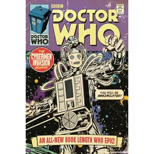 Doctor Who Cybermen Invasion Comic Poster