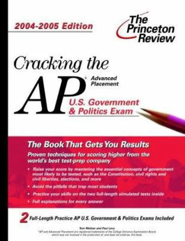 USED-Cracking the AP U.S. Government & Politics Exam, 2004-2005 Edition (College Test Prep) by Princeton Review (Paperback)