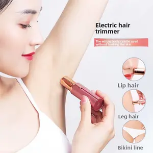 Women's Electric Epilator Private Parts Armpit Face Lip Leg Hair Removal Rechargeable Hair Shaver