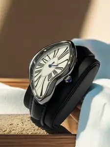 Creative Irregular Shape Watch, Retro Y2K Design, Quartz Movement, Alloy Case, Mineral Glass, Unique Fashion Accessory, All Seasons