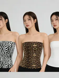 Elegant Minimalist Halter Top, Comfortable Stretchy Slimming Fit Blouse, Stylish Women's Fashion, Perfect for Daily Wear, Womenswear